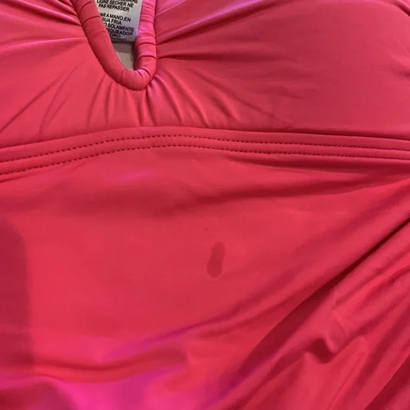 Tommy Bahama one piece swim, sz 10- hot pink - Picture 9 of 9